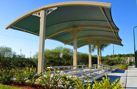 膜结构自行车棚制作厂家